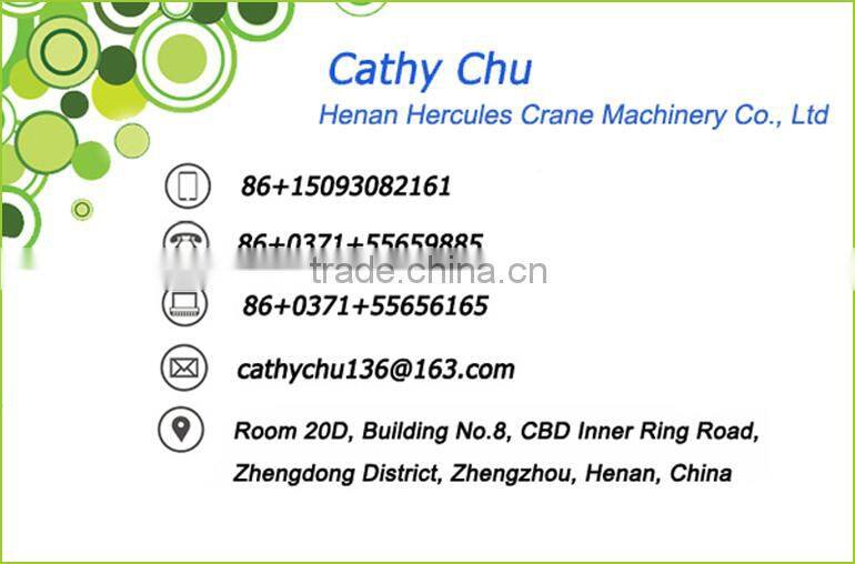 Professional Henan Mobile Container Lifting Crane