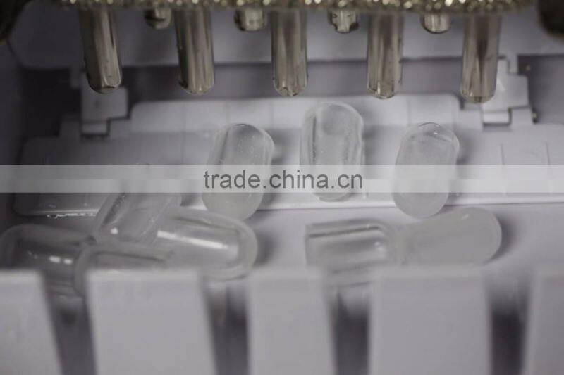 SICAO 2016 New Design Compressor Ice Maker Machine 9.8kg with bullet cube ice shape