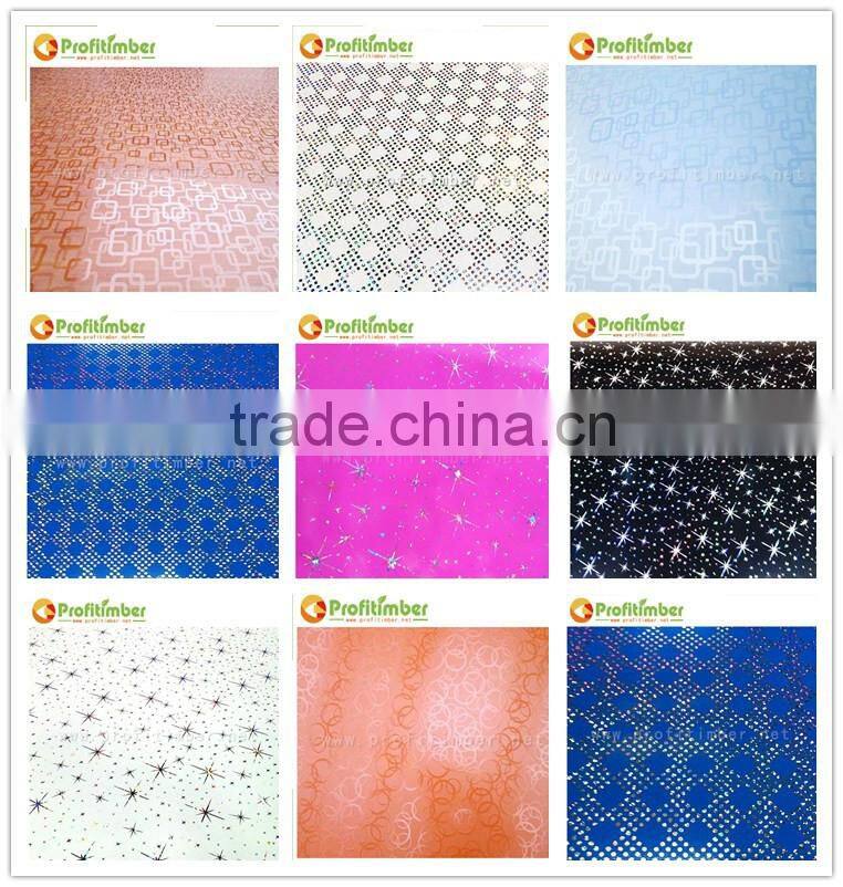 Decorative PVC Foil Wrapped MDF / PVC Faced MDF