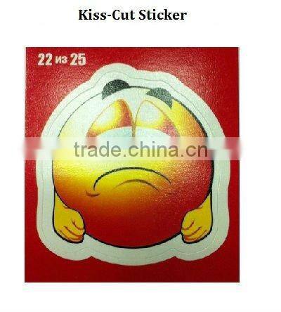 Special Sticker - Kiss-Cut Sticker Printing By Offset Machine