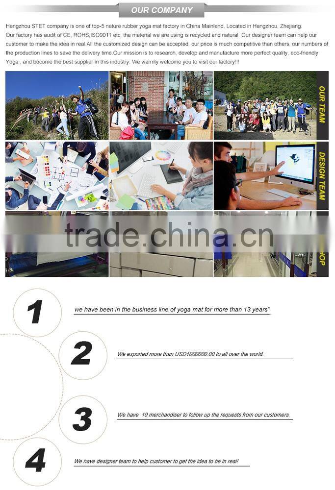 Premium 100% biodegradable rubber cork yoga mat