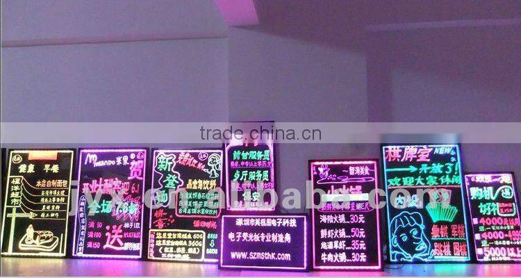 elegant fashionable acrylic advertising board