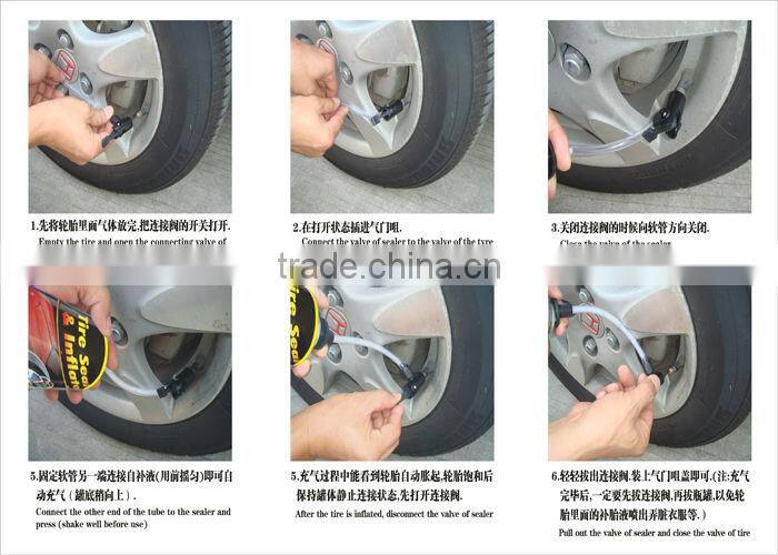 300ml Motorcycle Tyre Sealer Inflator