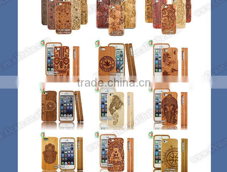 Wood laser Mandara Design Cell Phone Case For iPhone 6s Case