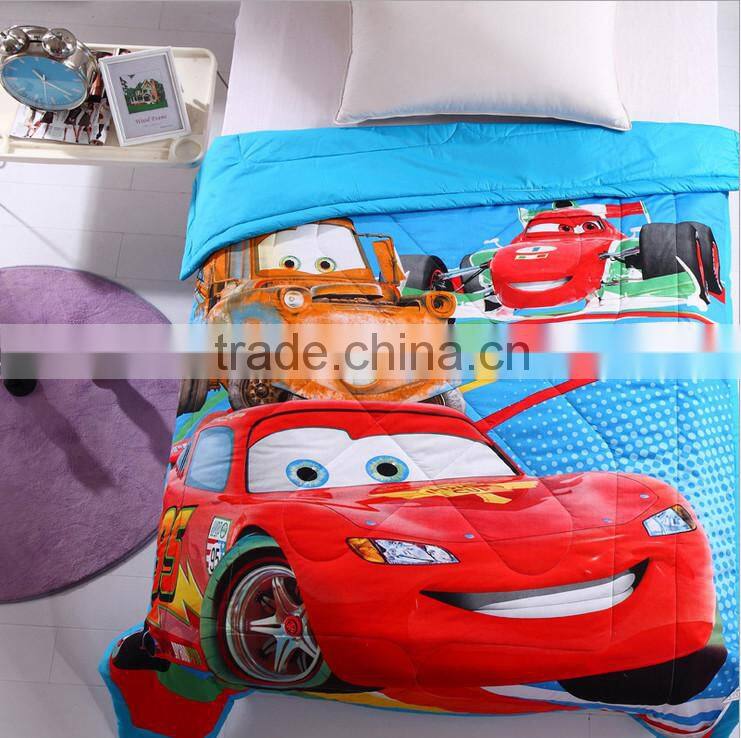 2015 high quality summer thin quilted cartoon quilt cover,children quilt