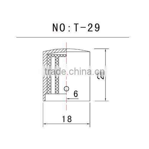 3PCS Gilded Metal Dome Knobs Knurled Barrel for Electric Guitar Parts Gold