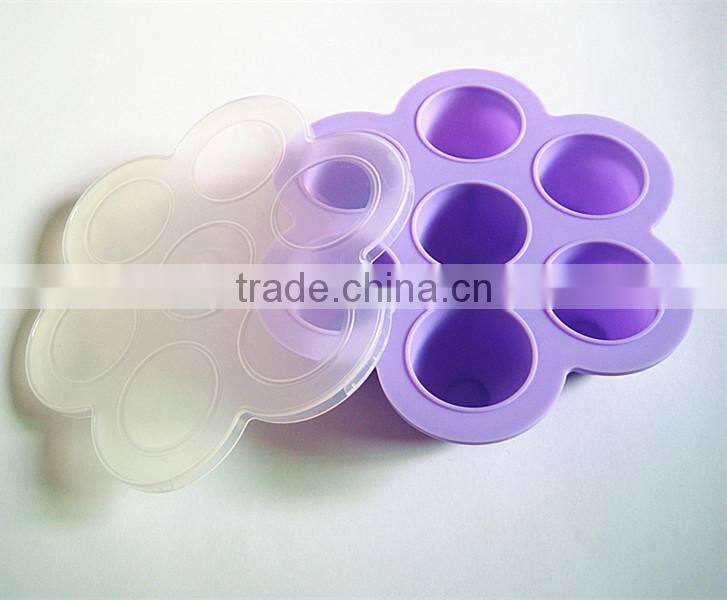 Wholesale FDA food grade non stick bpa free silicone baby food containers