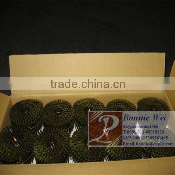 Smooth shank Coil roofing nail