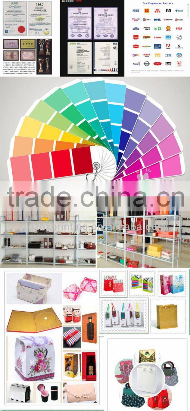 2015 Hot, Brown Kraft Paper Bag with Handle for Coffee, Tea