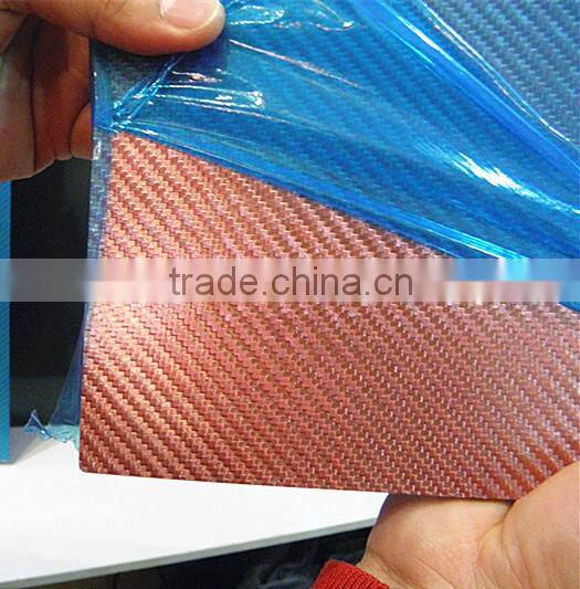 3k electroplate twill glass fiber plate for decorations