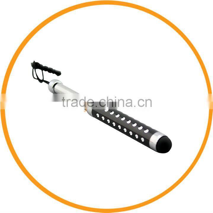 New Crystal Retractable Smartphone Touch Pen Stylus for iPad Galaxy Tab Black from dailyetech
