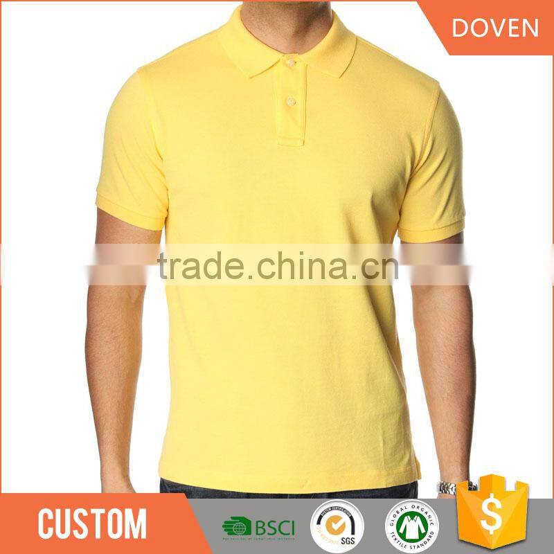 Wholesale 100% cotton pique polo t-shirt