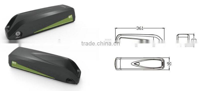 E Bike Battery Tube 36V 14.5Ah Lithium ion Battery by Japan Battery Cell