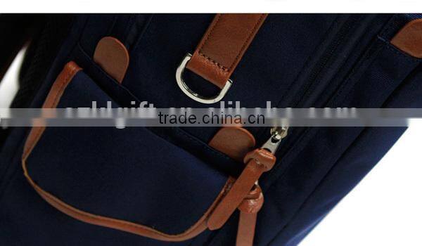 Korean style backpack with PU Material