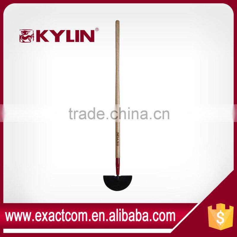 Forged Turf Hand Grass Edger With Long Wood Handle