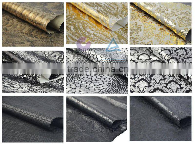 Foil Print Shimmer Dot Design Fabric for Dress Pants