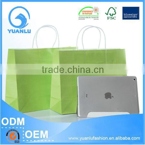 Cheap Custom Logo Print gift craft shopping paper bag manufacturer