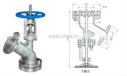 Glass Lined discharge valve