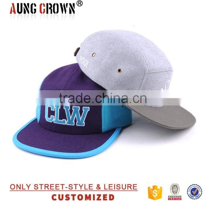 Free size 5 panel cap factory