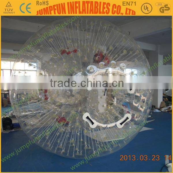 Inflatable Zorbing Ball for sale,Harness Zorb Ball made by PVC or TPU