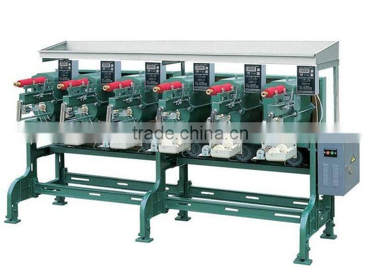 Large Capacity 3 cones per spindle winding machine/Slow speed sewing thread winding machine
