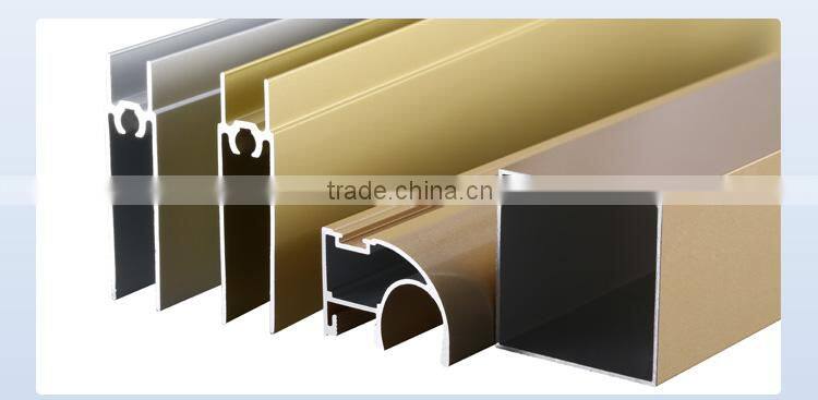 Best sale colourful anodized blasting aluminum closet profile for furniture