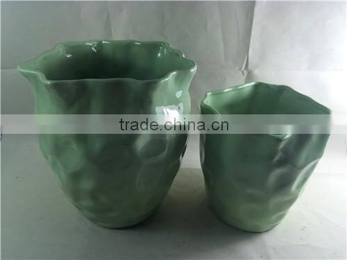 Decorative Garden Ceramic Flower Pot for Room Decoration/lightweight/strudy and durable/eco-friendly