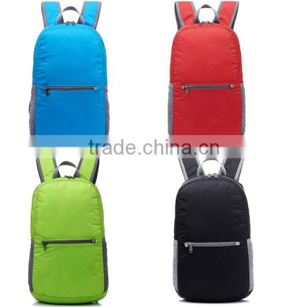 2015 Latest Arrival Fashion Promotion Backpack Foldable Backpack