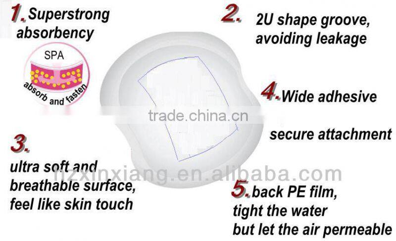 ultra thin, strongly absorptive and super soft disposable nursing pads