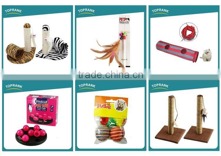 New design 4pcs colorful stuffed soft plush cat toy ball