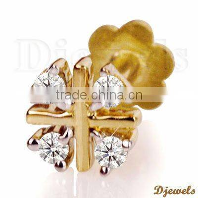 Diamond Nose Pins, Diamond Jewelry, Gold Nose Pins
