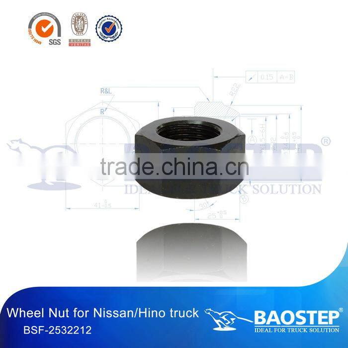 Truck wheel nut for Nissan/Mitsubishi/Hino/Isuzu/Hyundai