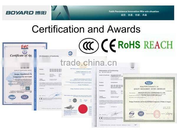 hermetic Horizontal rotary air condition compressor for rv caravan motorhome accessories