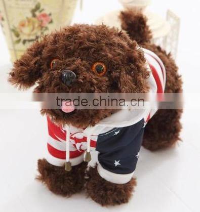 2016 new style hot sale brown stuffed plush dog toys