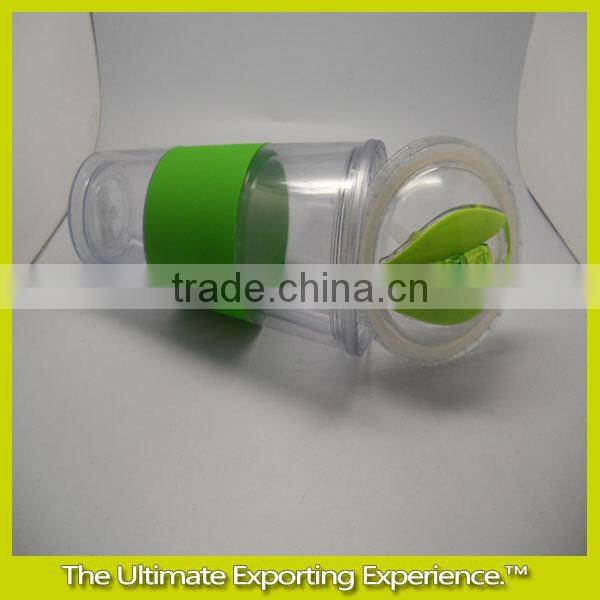 double wall Suction nozzle cup, double wall straw cup,double wall silicone Suction nozzle straw cup