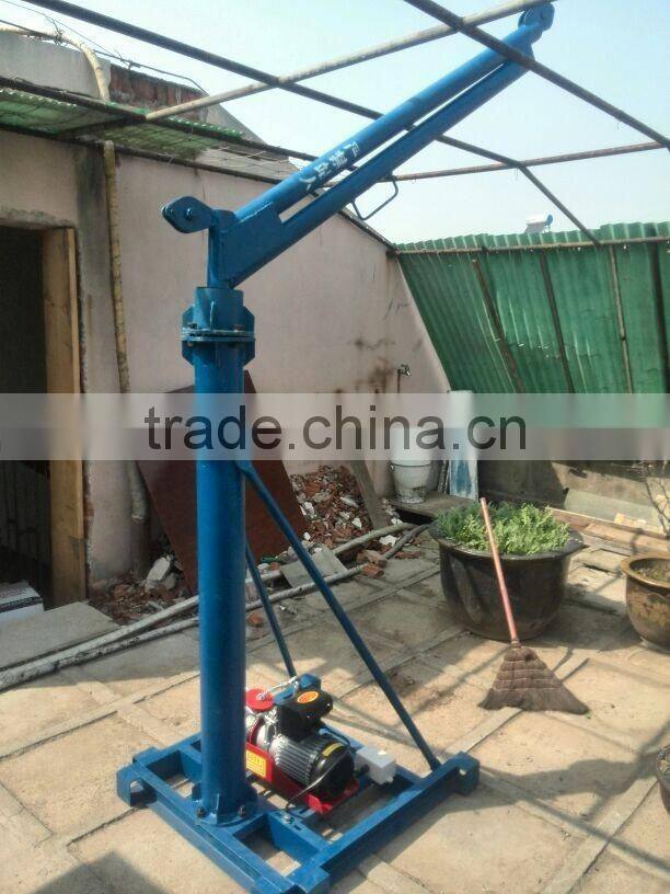 high quality small lift crane and small construction jib crane