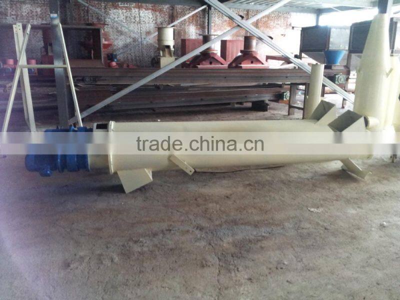High production capacity sawdust flexible screw conveyor