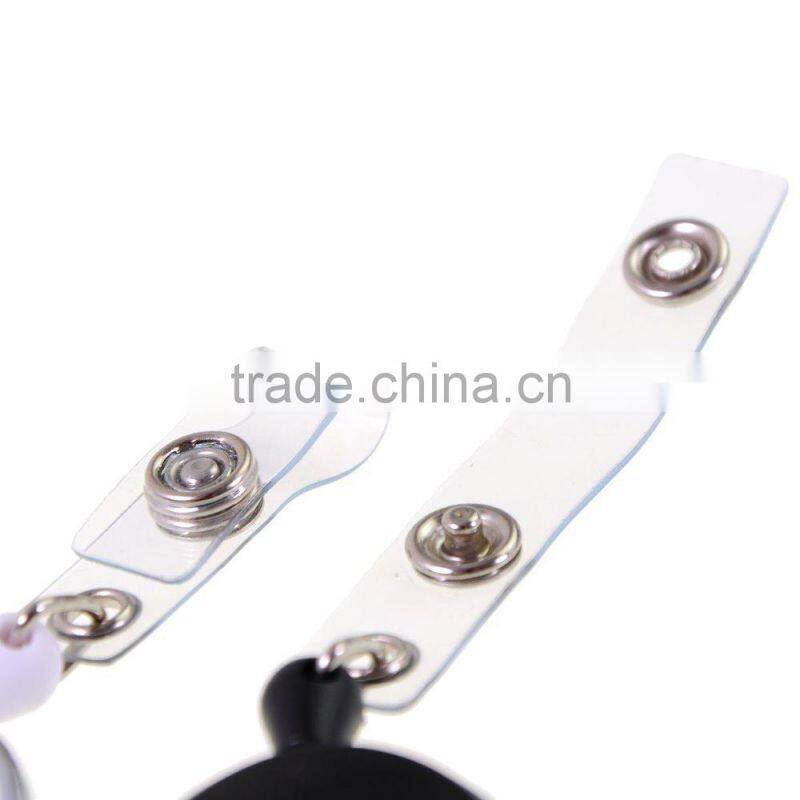 wholesale Retractable Metal Card Badge Holder Steel Recoil Key Ring Belt Clip