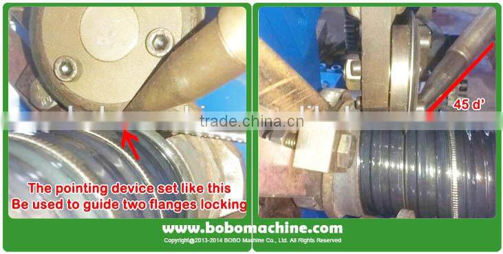 Steel corrugated prestressing pipe making machine