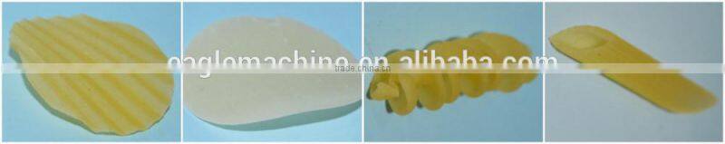 Jinan Eagle DP75 200-300/h 2D and 3D wheat and potato and corn snack pellet chips extruder machine production line