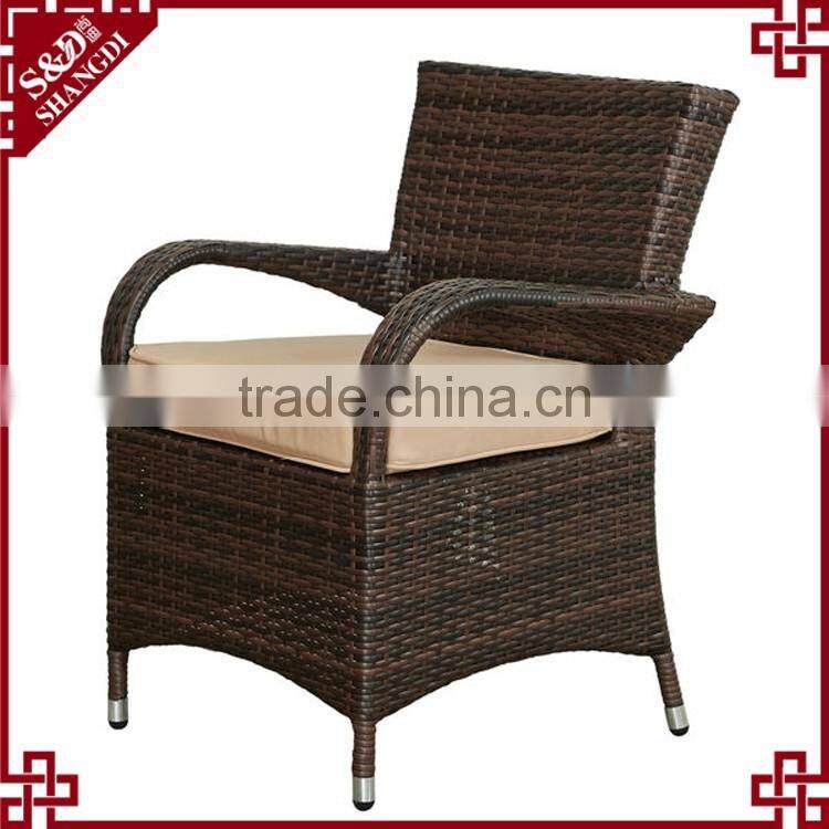 Luxury rattan garden patio dining table sets with 6 chairs