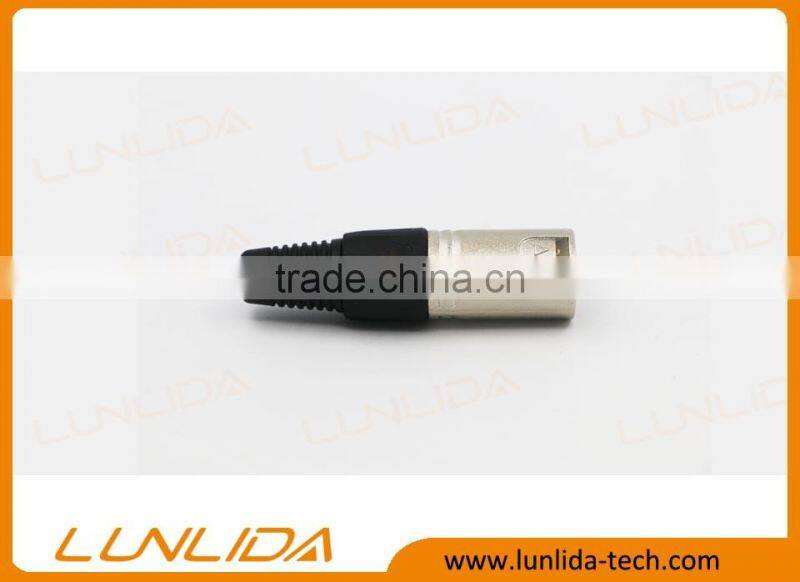 5 Golden Pins Male XLR Connector for Enail-Nickel