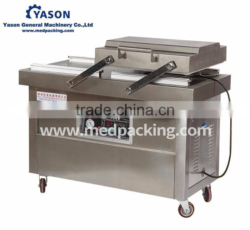 DZ500 double chamber flat vacuum packaging machine