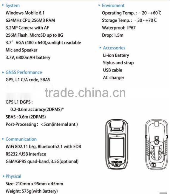 S21 handheld GPS RTK receiver