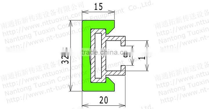 Conveyor Components G8 Profile SideGuide for conveyors