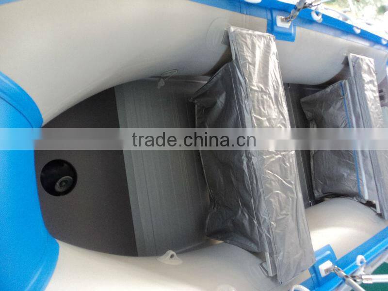 3.3m PVC material high-speed inflatable boats with awning