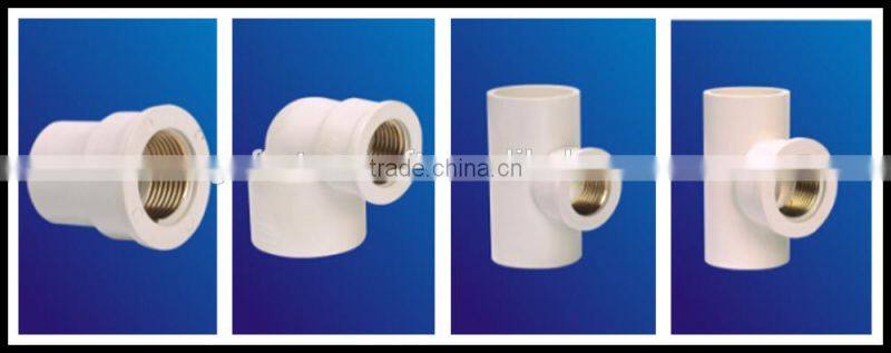 China manufactuere pvc pipe fitting pipe flange fitting