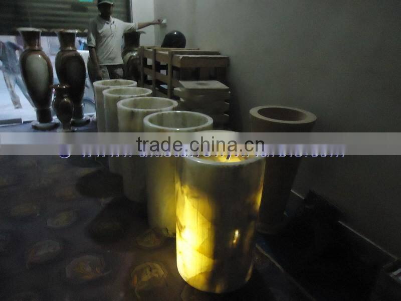 The Most Beatifull ACKLIT ONYX PEDESTALS SINKS