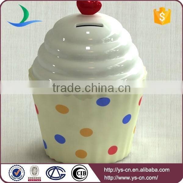 unique gaint Ceramic Ice -Cream Cute Coin Bank For Kids