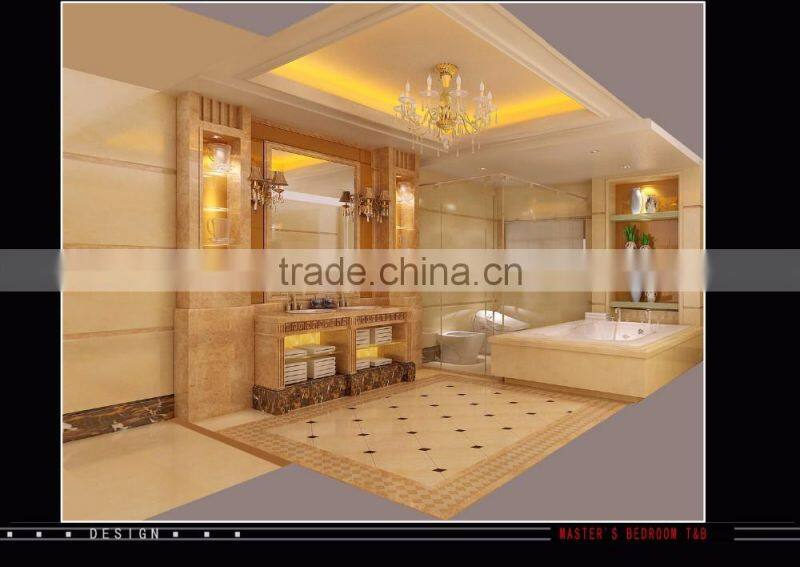 European Style 3D Rendering With Furniture And Decoration